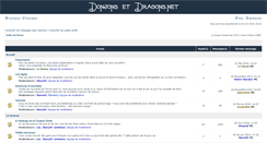 Desktop Screenshot of donjonsetdragons.net
