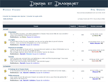 Tablet Screenshot of donjonsetdragons.net